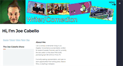 Desktop Screenshot of joecabello.com