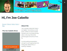 Tablet Screenshot of joecabello.com